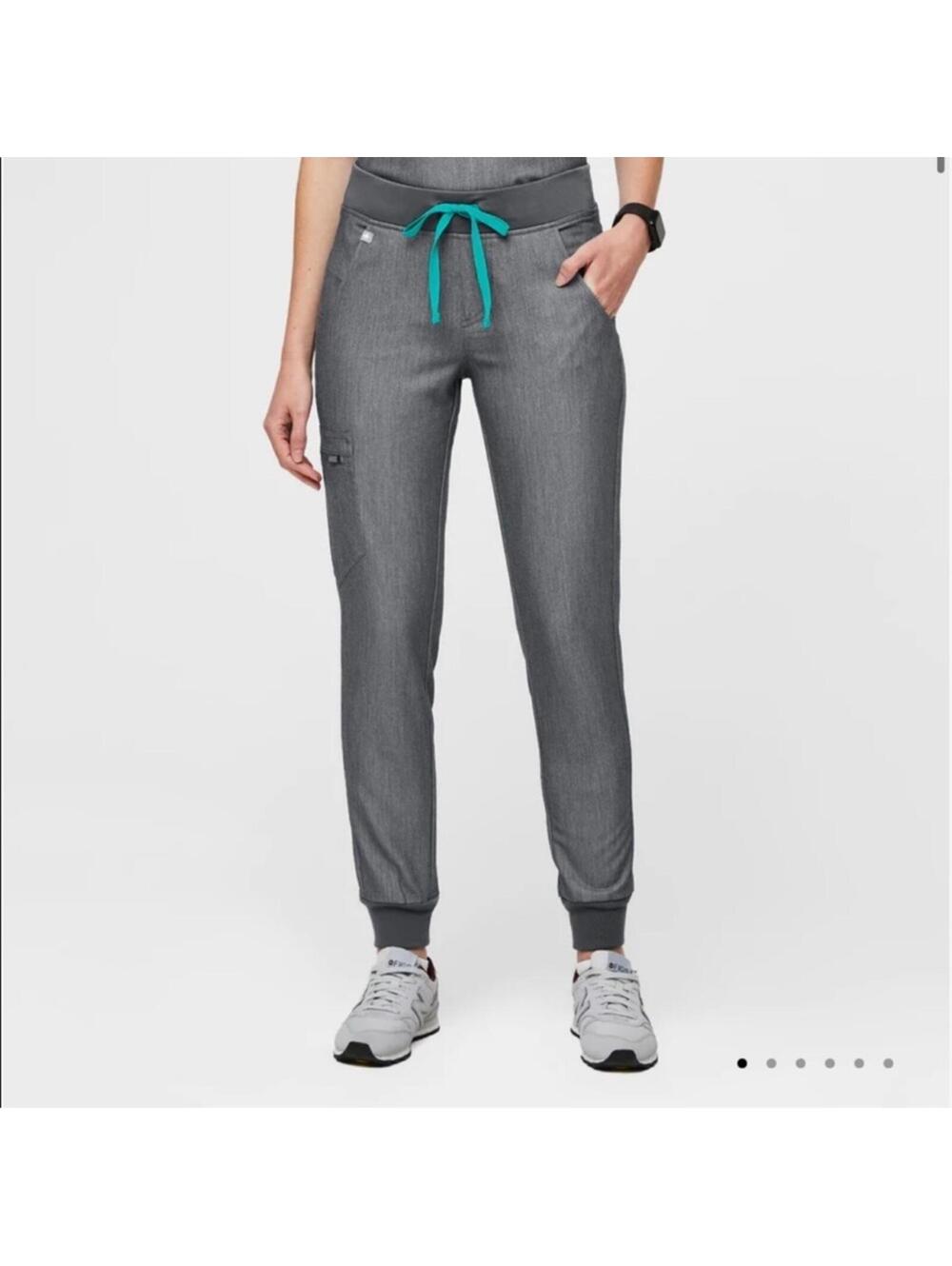 FIGS Zamora Jogger Scrub Pants Graphite Gray XS
